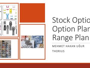 Stock Option Plan, Tasarım Option Plan ve Range Plan