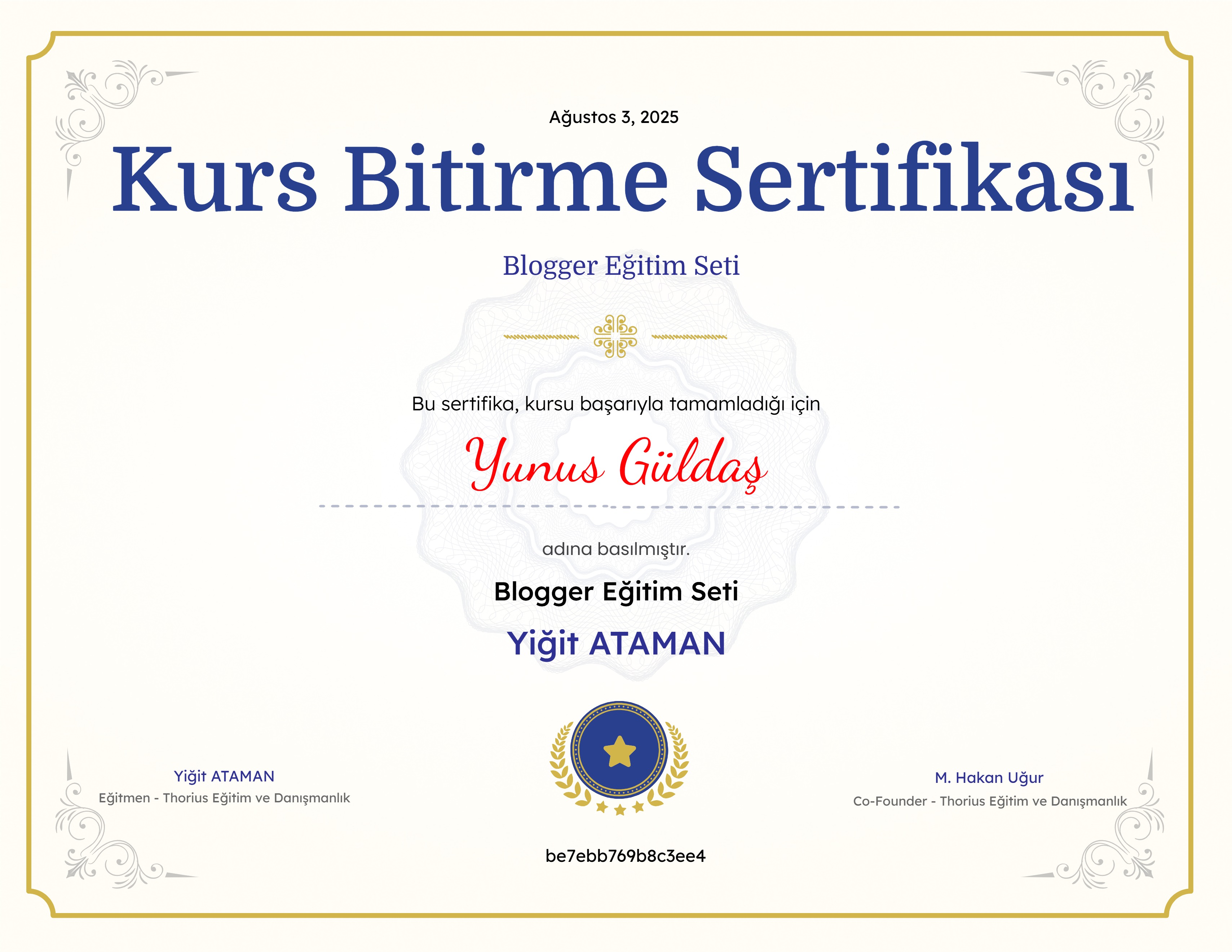 Blogger Eğitim Seti